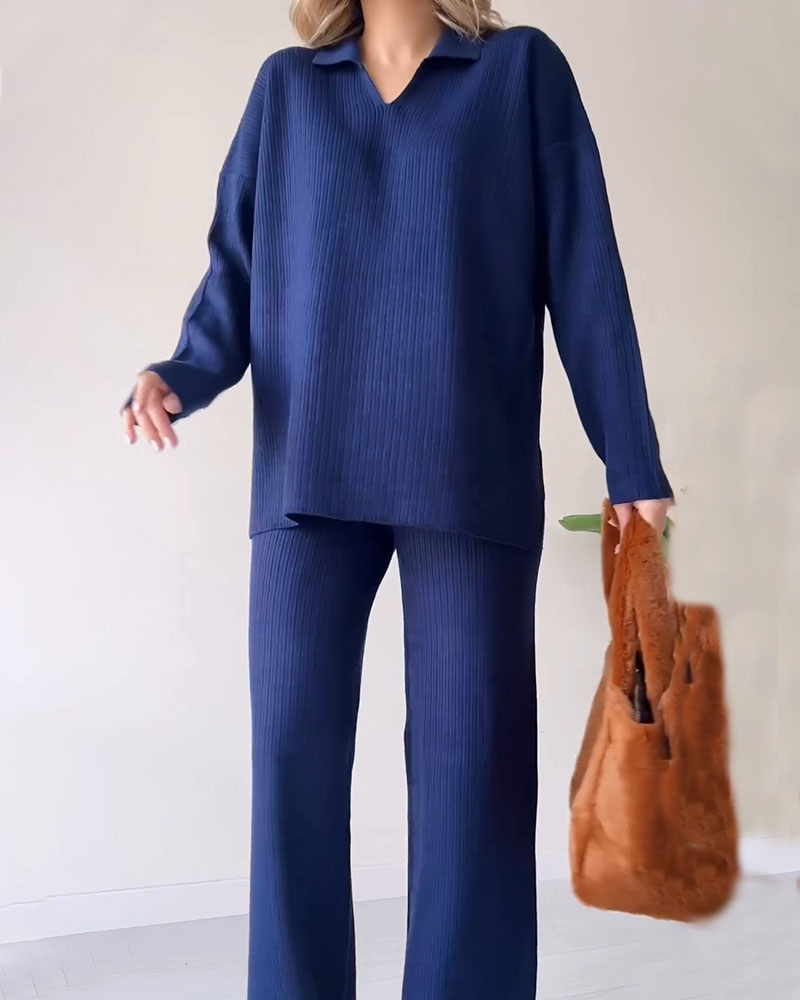 SHOPPILINK'S CORIA - Casual knitted two-piece set