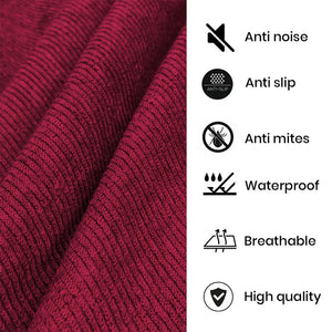 TERRY COTTON WATERPROOF MATTRESS COVER(MAROON COLOR)