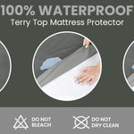 WATERPROOF TERRY COTTON MATTRESS COVER