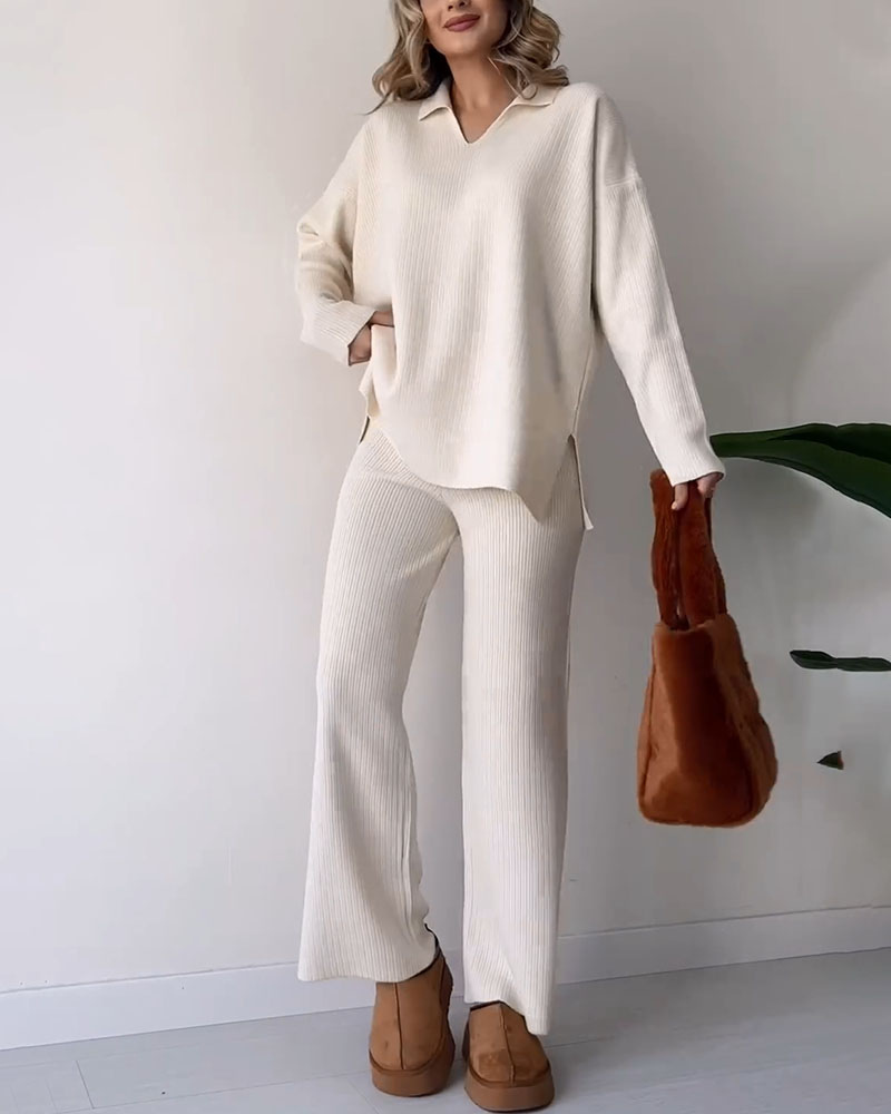 SHOPPILINK'S CORIA - Casual knitted two-piece set