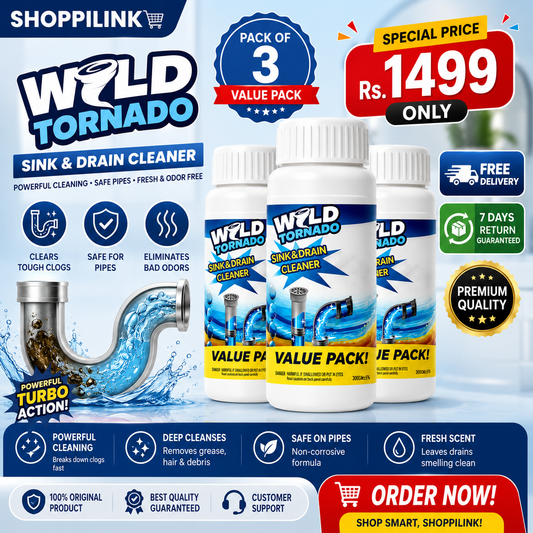 Instant Sink & Drain Cleaner Powder (PACK OF 3) Bumper Offer 60% OFF