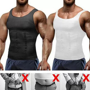 Men's Slimming Body Shaper Cooling T-Shirt - Fitone